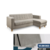 Sofá Serra c/ Chaise Fixa - 2,13 - Toque a Campainha