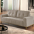 Sofá Capri 03 lugares - 1,90 m / Pé - Imbuia Mel - comprar online