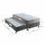 Cama Box Mafra Solteiro 0,88 x 1,88 x 0,60, Revestimento - Cinza - loja online