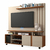 Imagem do Home Theater Nilo 02 Portas de Abrir, 02 Nichos e 01 Prateleira, Padrao - Off White / Savana