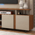 Home Theater Nilo 02 Portas de Abrir, 02 Nichos e 01 Prateleira, Padrao - Off White / Savana na internet