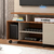 Home Theater Nilo 02 Portas de Abrir, 02 Nichos e 01 Prateleira, Padrao - Off White / Savana - Toque a Campainha