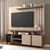 Home Theater Nilo 02 Portas de Abrir, 02 Nichos e 01 Prateleira, Padrao - Off White / Savana - comprar online