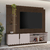 Home Theater Amaro c/ Painel ripado e 02 portas - 1,82 m - Toque a Campainha