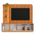 Home Theater Amaro c/ Painel ripado e 02 portas - 1,82 m - comprar online