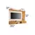 Painel Júpter 02 Portas Basculantes - 1,60 para TV até 55", Padrao - Cinamomo / Off White - loja online