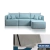 Sofá Lily 04 Lugares + Chaise - 3 Opções de Largura - loja online