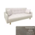 Sofá-Cama Mirela Casal c/ 02 Almofadas Decorativas - 2,05 m / Pé - Imbuia Mel na internet