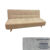 Sofá-Cama Saleiras Casal - 1,89 m / Pé - Imbuia Mel - loja online