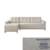 Sofá Francis 03 Lugares Com Chaise Fixa - 2,78 m