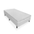 Box Ferrara Solteiro com baú 0,88 x 1,88 x 0,30, Revestimento - korino branco - comprar online