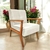 Poltrona Gaia 01 Lugar, Braço - Imbuia Mel - comprar online
