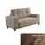 Sofá Capri 02 lugares - 1,40, Pé - Imbuia Mel - loja online