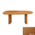 Mesa Niniver com Tampo Laminado e Base em MDF Madeira Formato Orgânico - loja online