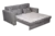 Sofá-Cama Nice Casal c/ almofadas soltas - 1,63 m / Pé - Imbuia Mel na internet