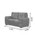 Sofá Halls 02 lugares - 1,62 m - comprar online