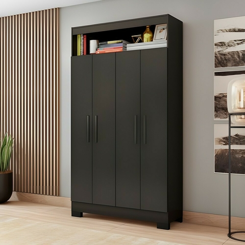 Multiuso Nadir 2 Prateleiras e Nicho Aberto - 93 cm - comprar online