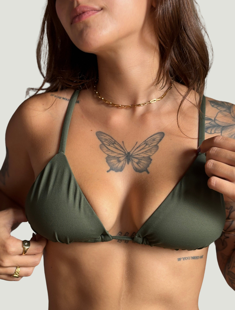 top cortininha aura verde musgo - comprar online