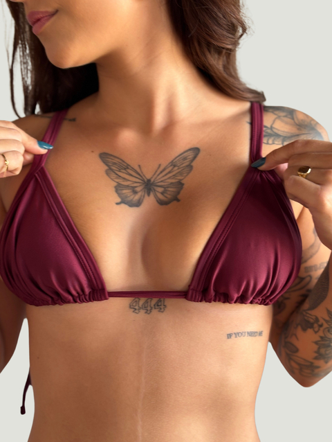 top cortininha marsala - comprar online
