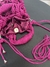 bolsa macramê rosa - comprar online