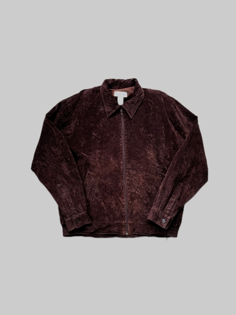 jaqueta bomber couro veludo vintage
