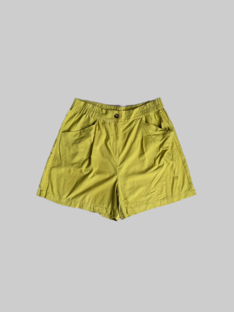 short verde pistache plus size