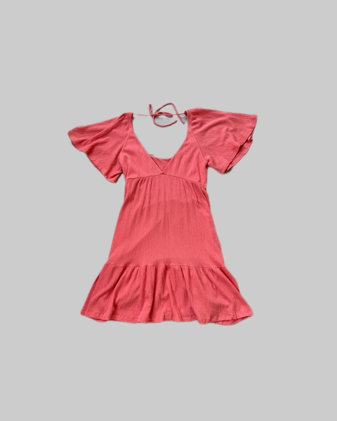 vestido salmão