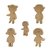 Pack Niñes / Figuras de Niños y Niñas