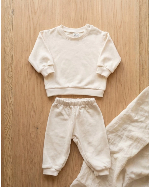 Conjunto de Buzo y Jogging de Algodón para Bebé