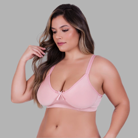 Sutiã Plus Size Alças Reforçadas Soutien Super Confortável