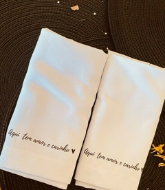 Guardanapos aqui tem amor e carinho - comprar online