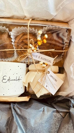 Combo Xicara, bolinhos e cappuccino - comprar online