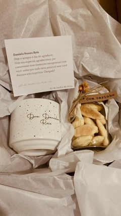 Combo Xicara e Biscoitos