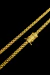 CORRENTE CADEADO DUPLA - 3,5MM - 16,25G - FECHO TRAVA DUPLA MARCAÇÃO 750 - 70CM OU 60CM - BANHADO A OURO 18K - comprar online
