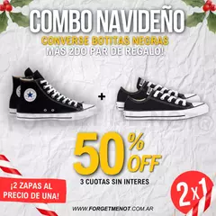 ¡¡Oferta 2x1!! Zapatillas converse y de regalo otro par (importadas) + envio gratis