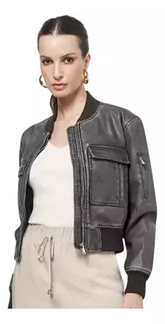 campera de cuero importada en internet
