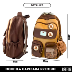 Mochila Capibara Espaciosa Premium (en tendencia) + envio gratis - comprarg