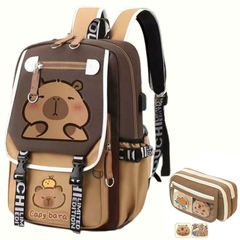 Mochila Capibara Espaciosa Premium (en tendencia) + envio gratis - tienda online