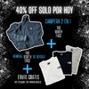 COMBO IMPERMEABLE THE NORTH FACE 2 EN 1 + REMERA GRATIS (IMPORTADA)+ ENVIO GRATIS
