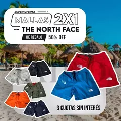 ¡¡OFERTA 2X1!! SHORT DE BAÑO THE NORTH FACE Y DE REGALO OJOTAS ADIDAS (IMPORTADO) + ENVIO GRATIS - comprar online