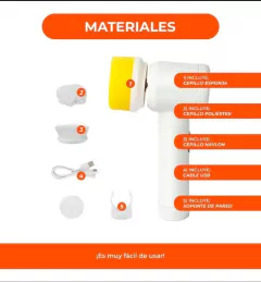 EcoClean PRO!! -Cepillo Limpiador Electrico Recargable 5 en 1 + Envio Gratis - comprarg
