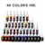 Conjunto de pigmentos de tinta para tatuagem Body Art, Revestimento Profissional