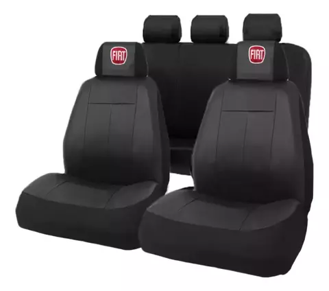 Funda universal de auto para Fiat Crono y Palio, incluye 10 piezas en color negro.