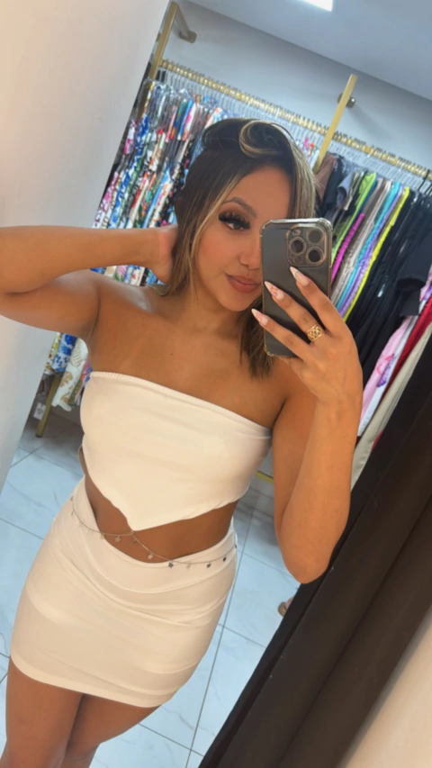 Cropped preto e branco