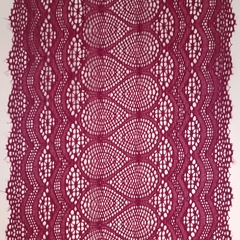 Renda Delicate 105 (Kg), 19 cm de largura , 90% Poliamida 10 % Elastano