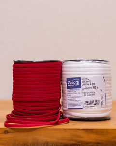 Elástico Roliço Rolote 04 (caixa 12 rolos)- rolo 50m - 90% poliamida 10% elastano