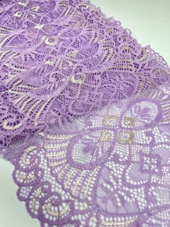 RENDA BICOLOR 153 (Kg)- 19CM LARGURA -90%POLIAMIDA 10%ELASTANO na internet