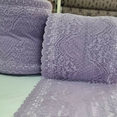 RENDA DELICATE 151 -(Kg)- 19CM LARGURA -90%POLIAMIDA 10%ELASTANO - Evelin Tecidos