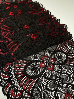 RENDA BICOLOR 153 (Kg)- 19CM LARGURA -90%POLIAMIDA 10%ELASTANO - comprar online