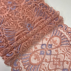 RENDA BICOLOR 153 (Kg)- 19CM LARGURA -90%POLIAMIDA 10%ELASTANO na internet